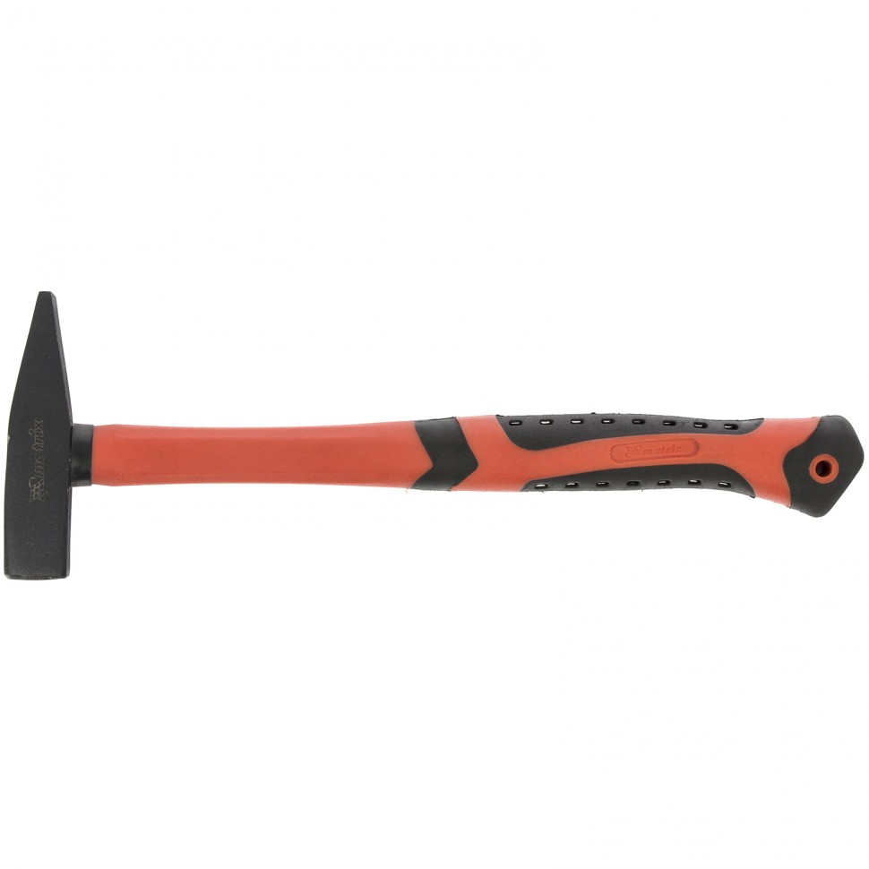 Молоток слесарный 0,2кг, фиберглассовая обрезиненная рукоятка MATRIX