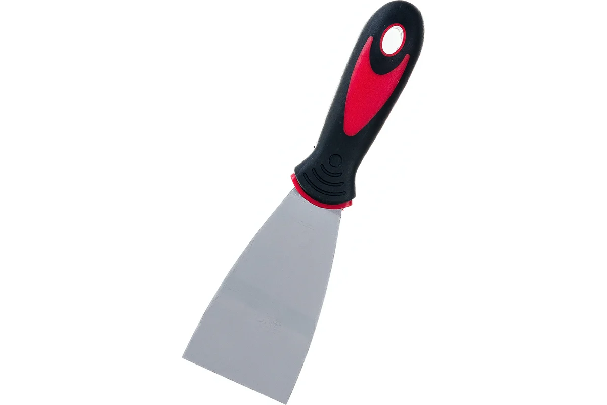 Шпатель из нержавеющей стали 60мм, с двухкомпонентной ручкой MATRIX