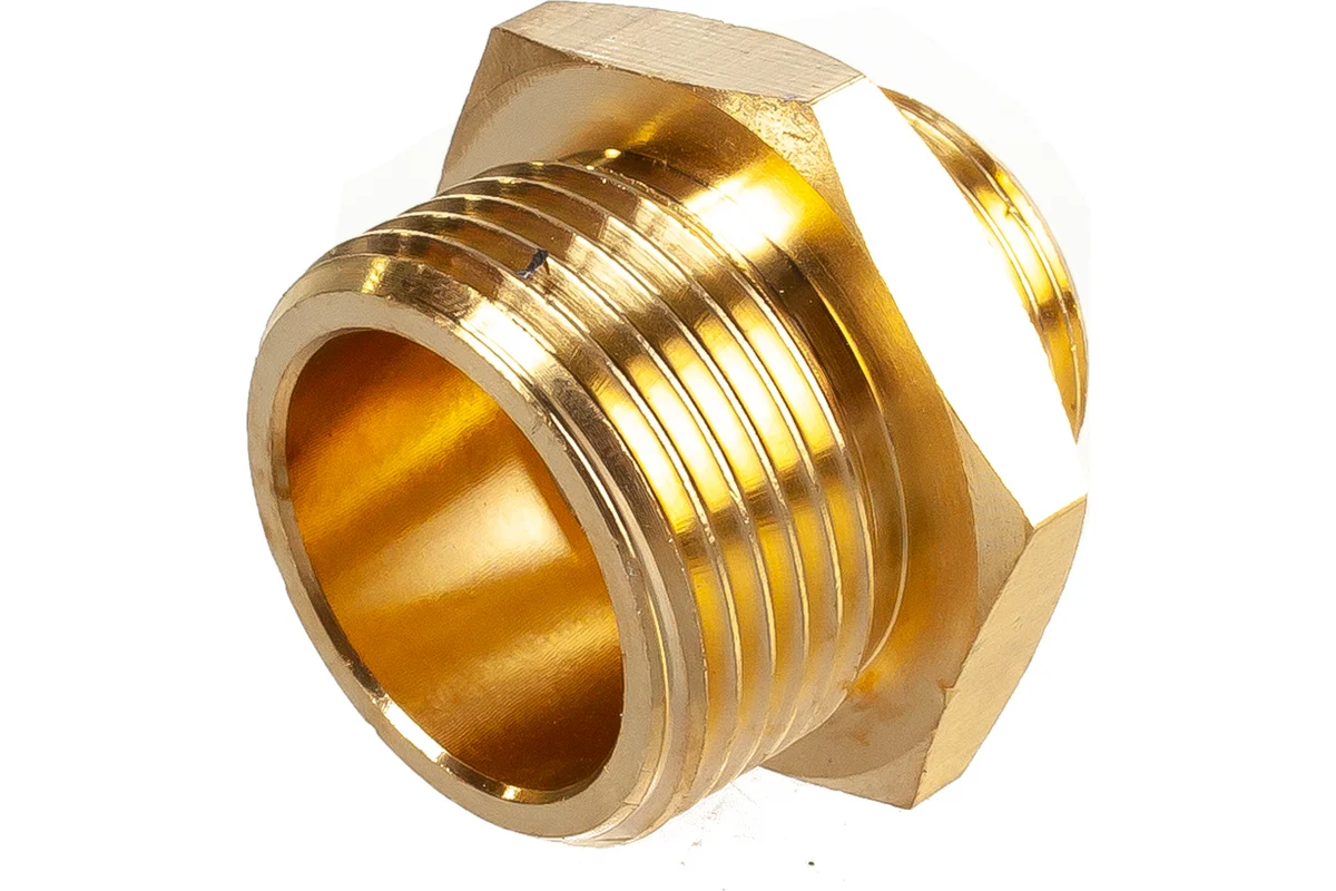 Переходник с наружной резьбой 3/4" на 1" DENZEL