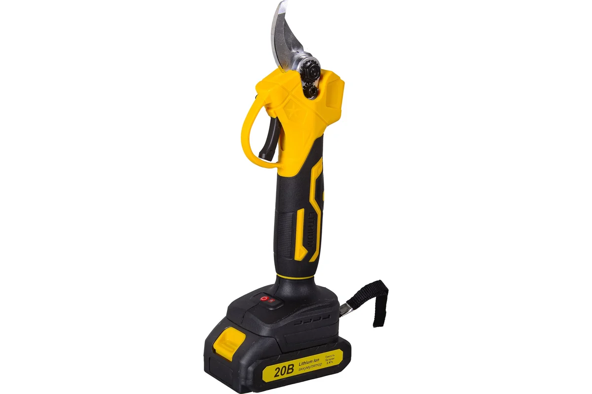 Секатор аккумуляторный CP-20Li-2K EA (20В, Li-Ion, 2х2,0Ач, толщина реза 0-30мм, бесщёточный) HUTER