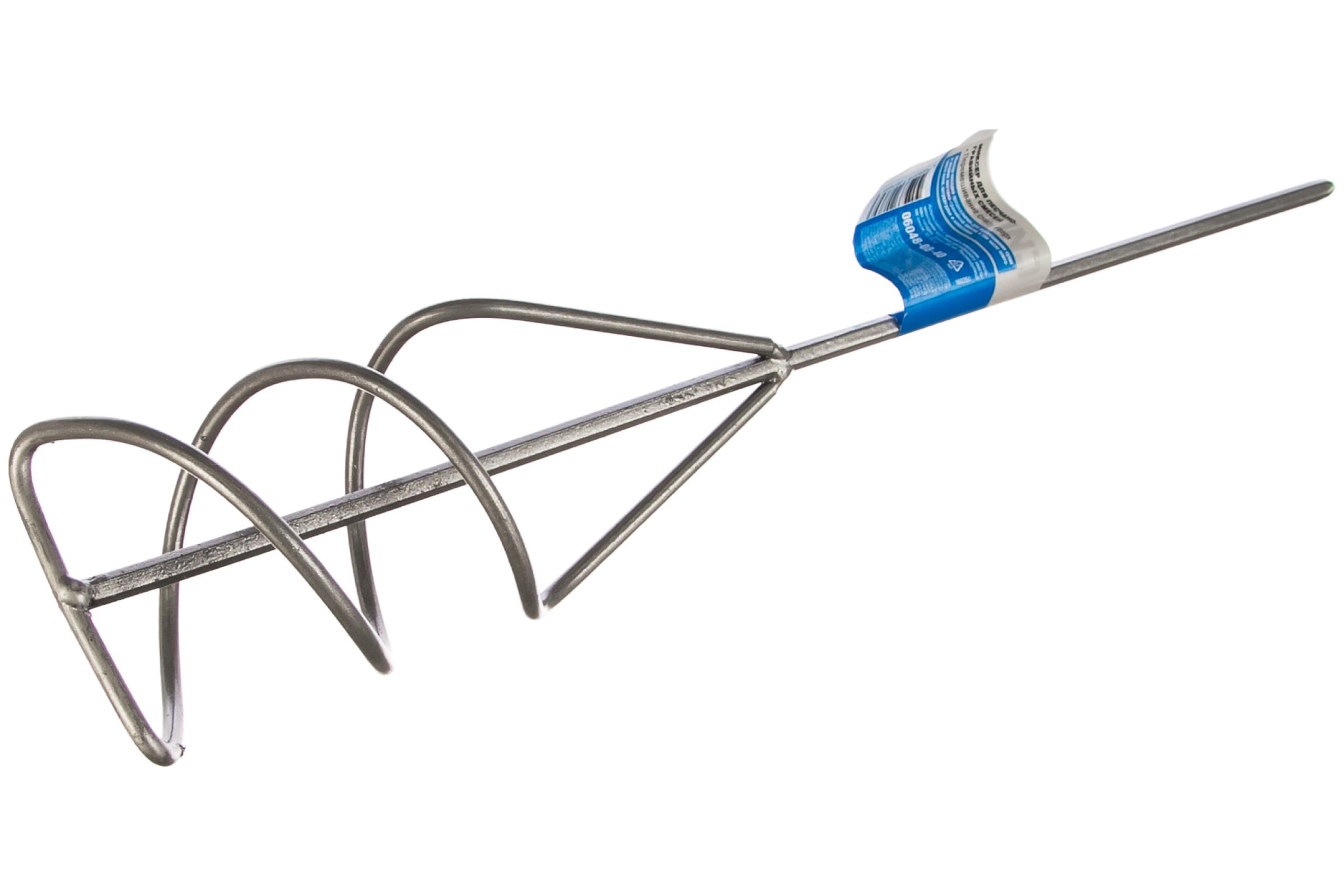 Миксер СИБИН 80х400мм для песчано-гравийных смесей, шестигранный хвостовик