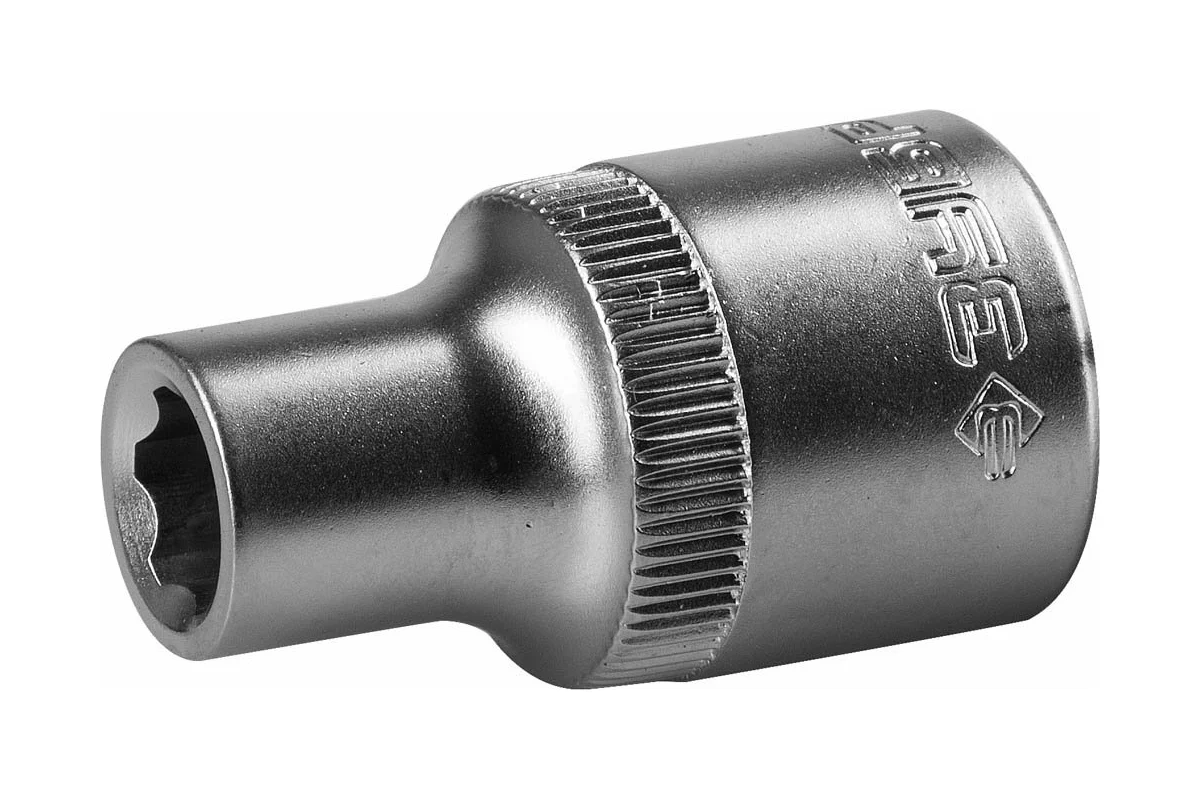 Головка торцовая ЗУБР "Мастер" 10мм, 1/2", SUPER LOCK, хроматированное покрытие