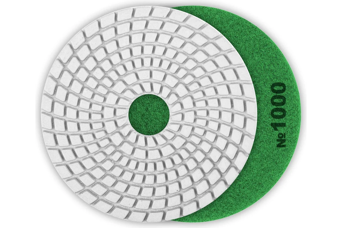 Круг алмазный гибкий шлифовальный Ø125мм, P1000, мокрое шлифование, ЗУБР