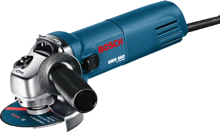 Углошлифовальная машина GWS 660 (660Вт, 125мм, 11000об/мин, 1,5кг) BOSCH