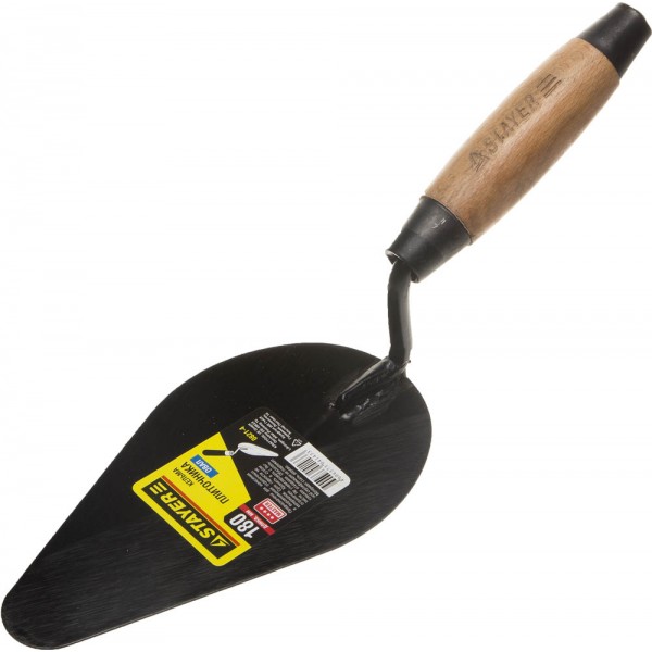 Кельма плиточника овальная с деревянной ручкой Stayer