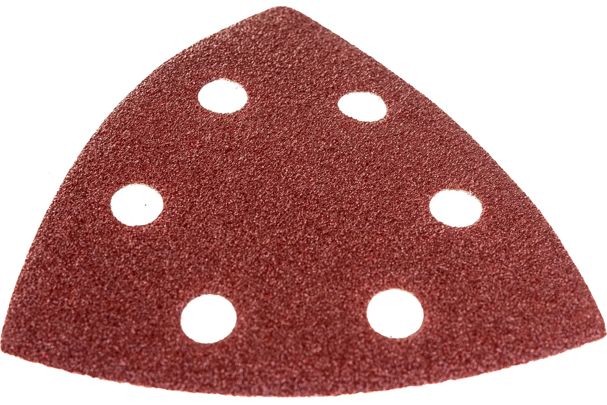 Треугольник абразивный 93мм, P100, на ворсовой подложке под "липучку" MATRIX