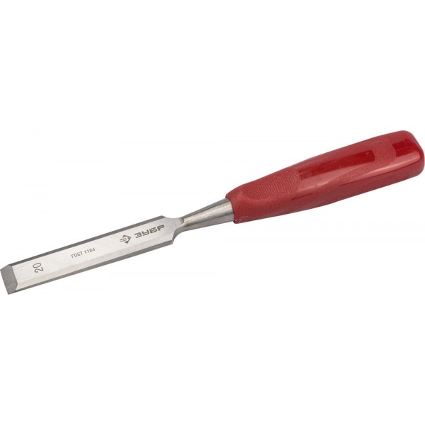 Стамеска 20мм ЗУБР "Мастер" с пластмассовой ручкой