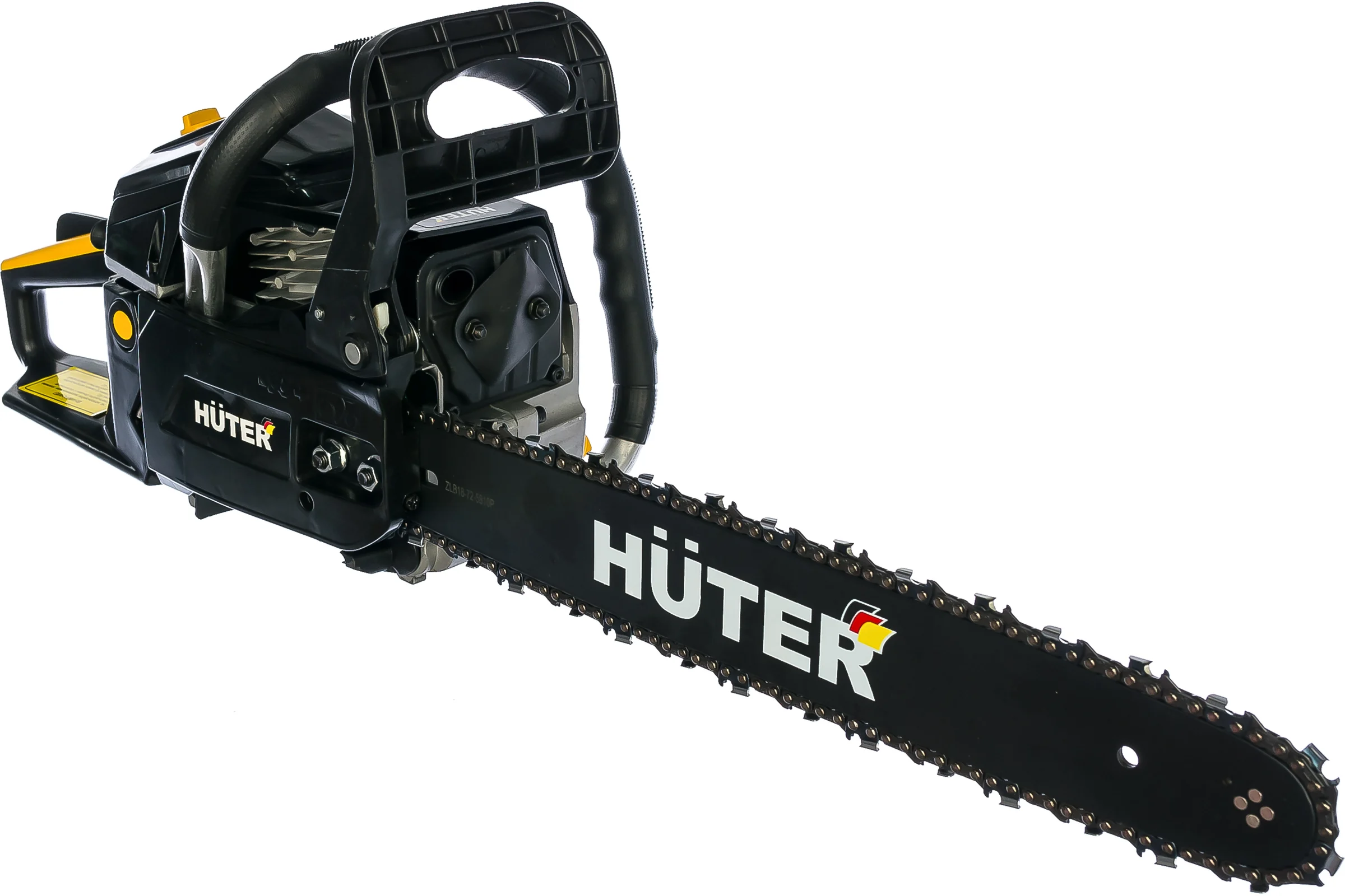 Бензопила BS-52M (3,8л.с., 2,8кВт, 52см3, шина 45см, ручной стартер с плавным пуском) HUTER