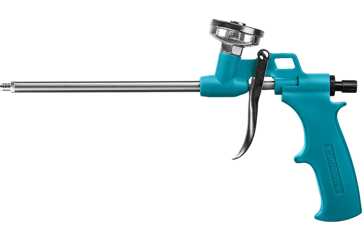 Пистолет СИБИН для монтажной пены, металлический корпус