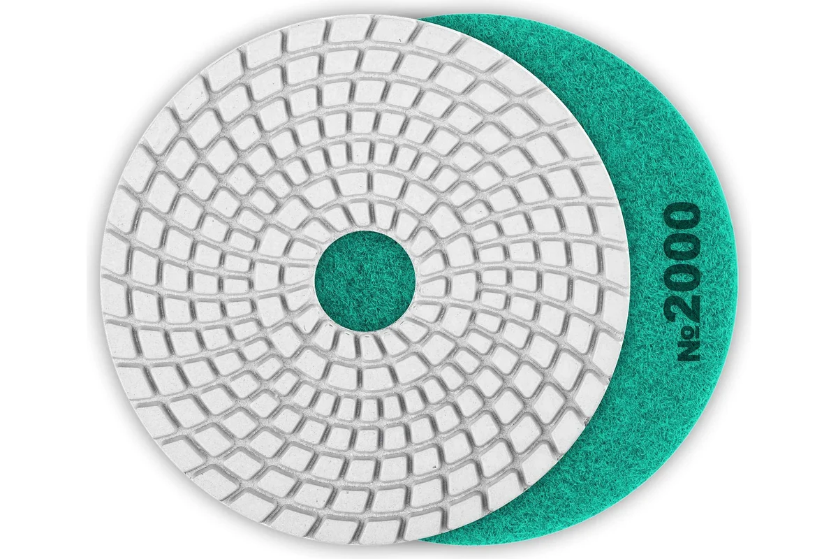 Круг алмазный гибкий шлифовальный Ø125мм, P2000, мокрое шлифование, ЗУБР