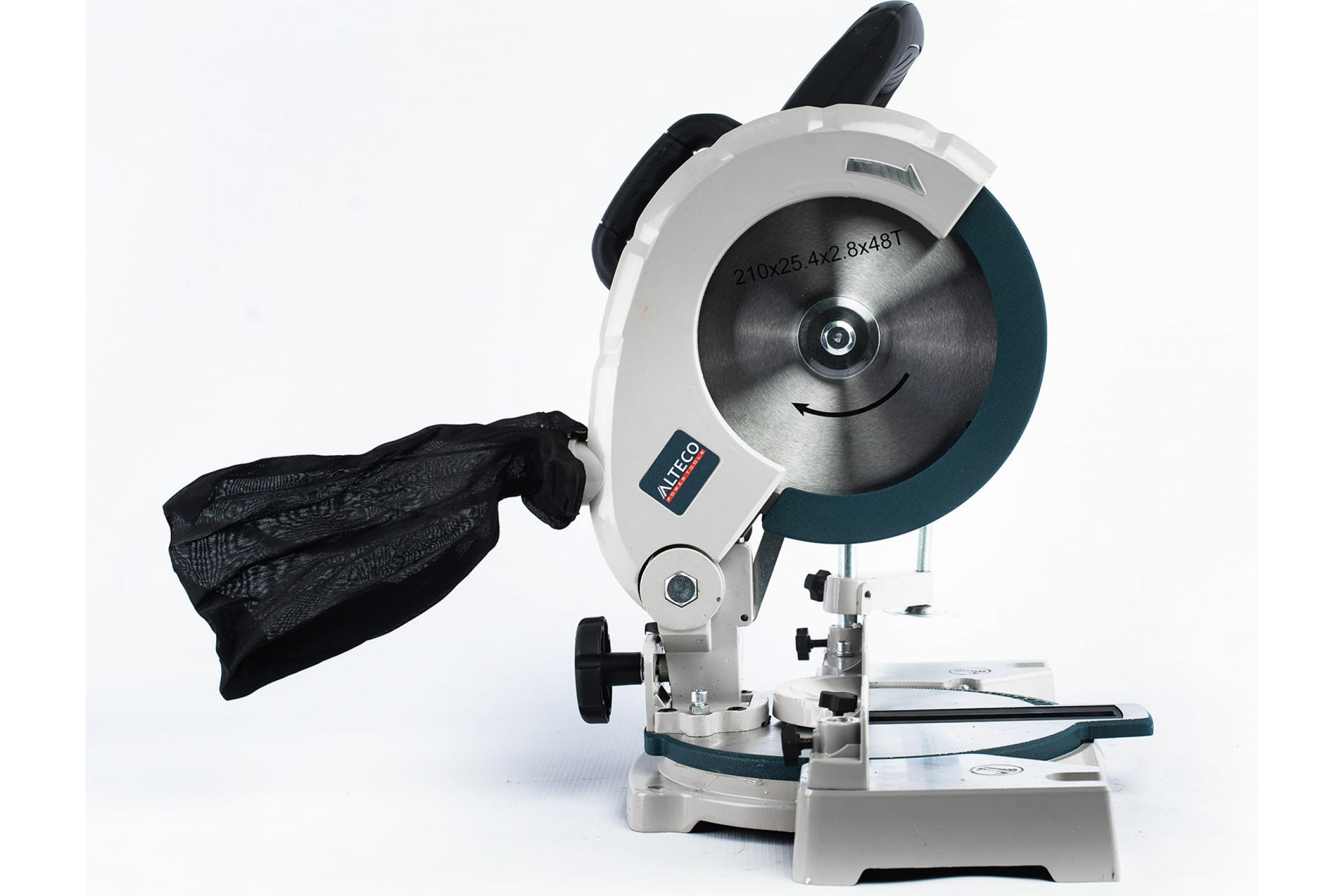 Пила торцовочная MS 1400-210 (1200Вт, Ø210х25,4мм, пропил 45х115мм, 4800об/мин) ALTECO