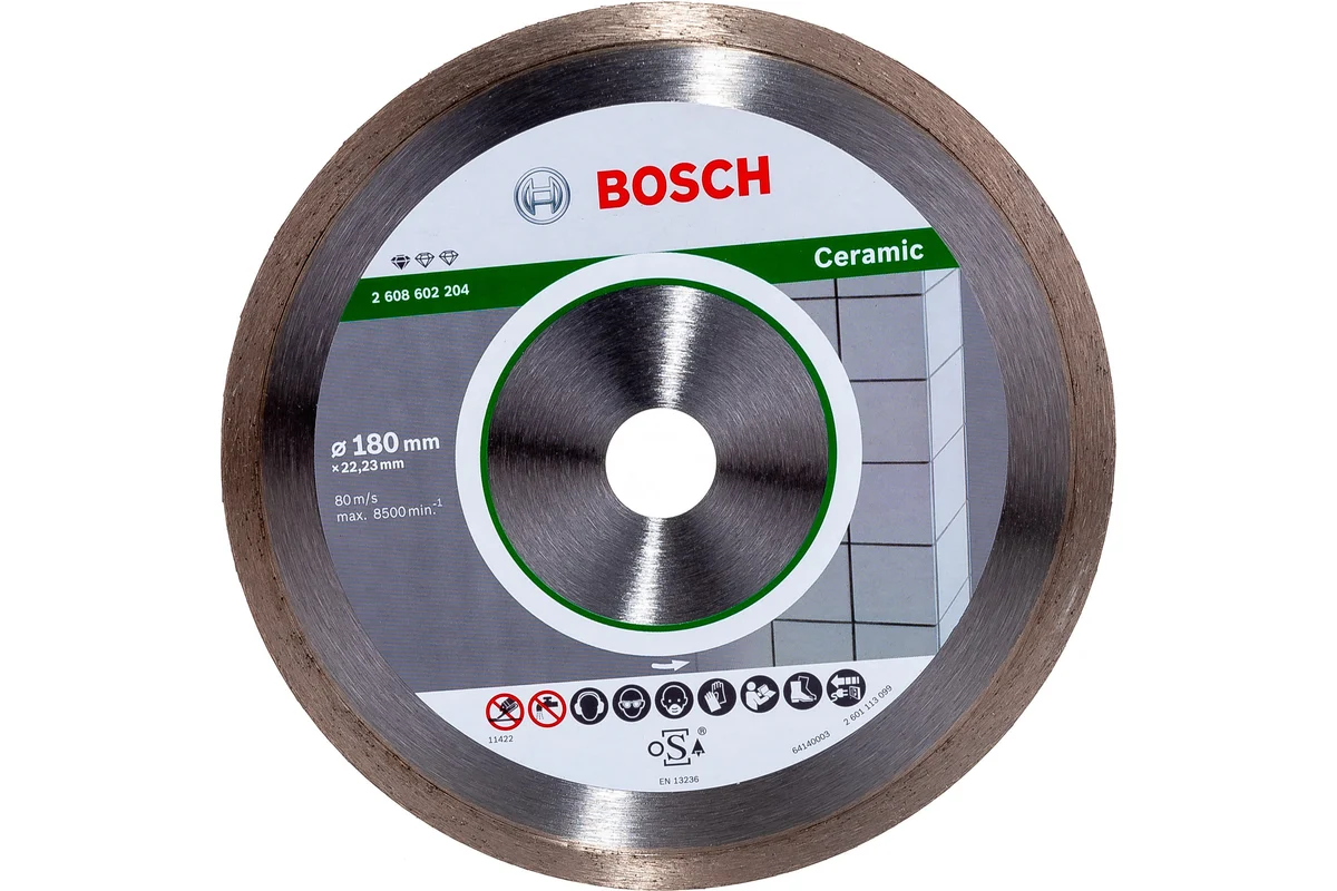 Диск алмазный Standard for Ceramic 180х22,23мм BOSCH