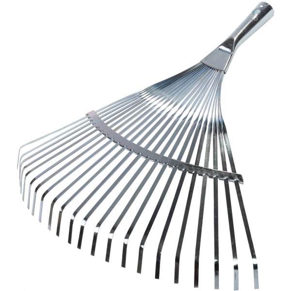 Грабли веерные RACO, 450мм, 22 плоских зубца, гальванизированное покрытие