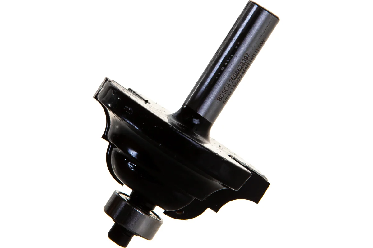 Фреза профильная D 6,3х18х15х8мм, с подшипником, с двумя лезвиями BOSCH