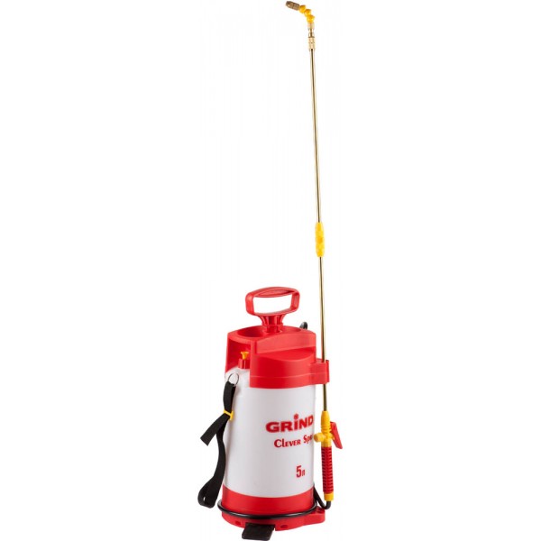 Опрыскиватель 5л "Clever Spray" с латунным удлинителем GRINDA