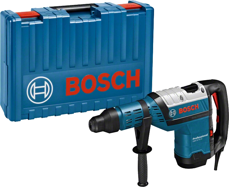Перфоратор GBH 8-45D (1500Вт, SDS-max, 2реж., 12,5Дж, бетон 40мм, кейс) BOSCH