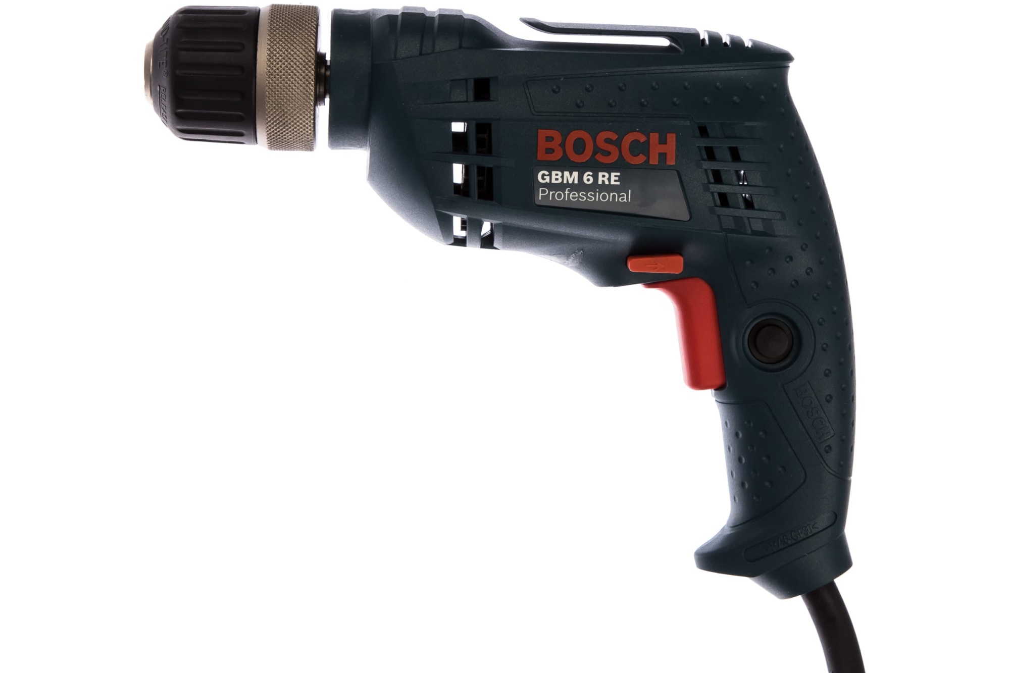 Дрель GBM 6RE (350Вт, 0-4000об/мин, реверс, патр.б/з 6,5мм) BOSCH