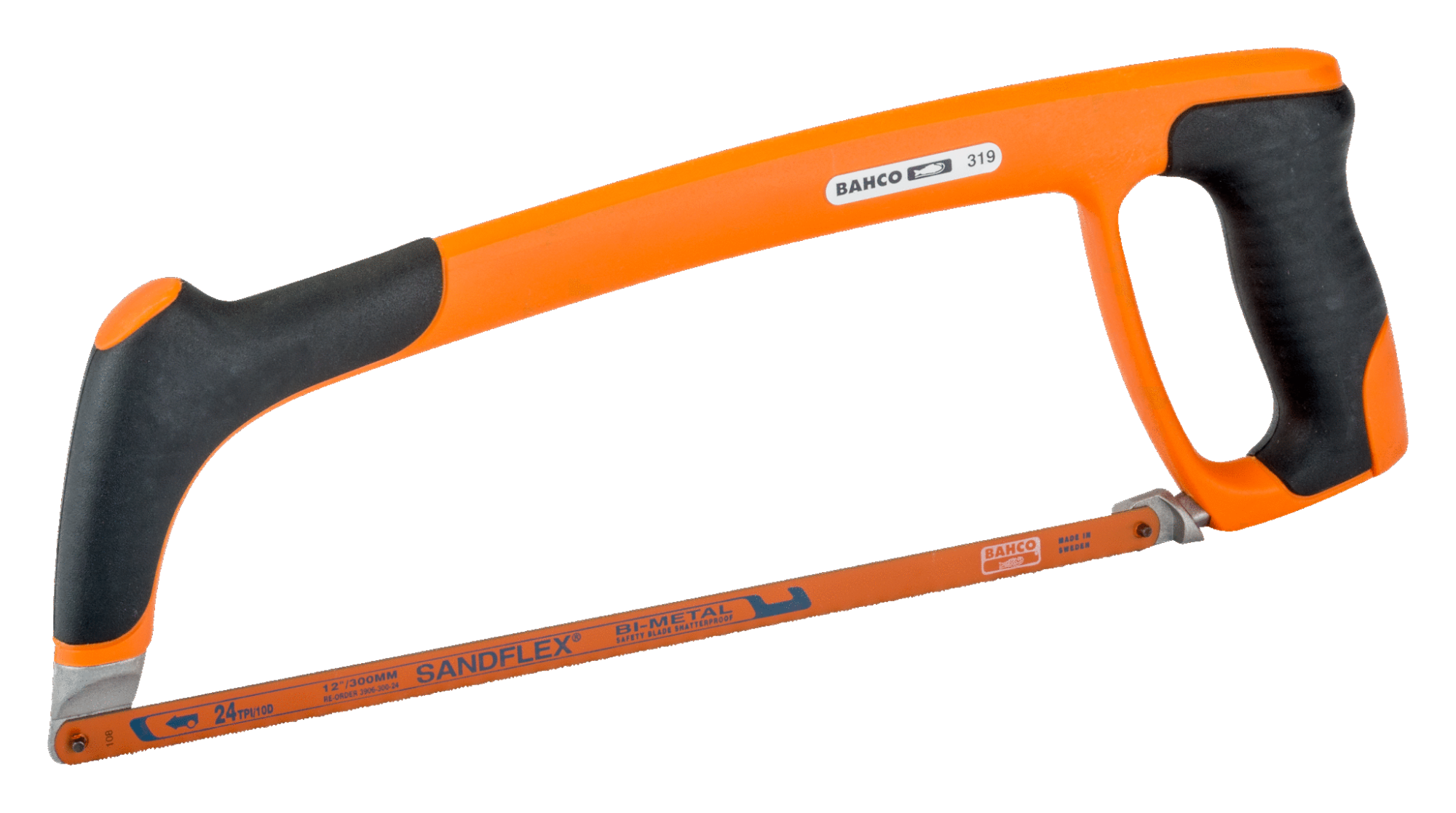 Ножовка по металлу 300мм с обрезиненной рукояткой BAHCO