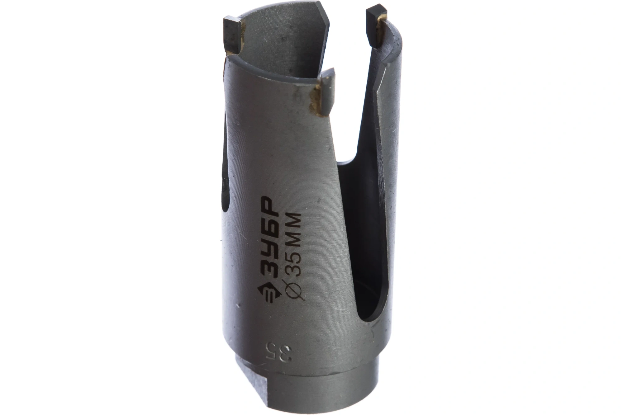 Коронка универсальная ЗУБР "Профи" 35мм, с твердосплавными резцами ВК8С