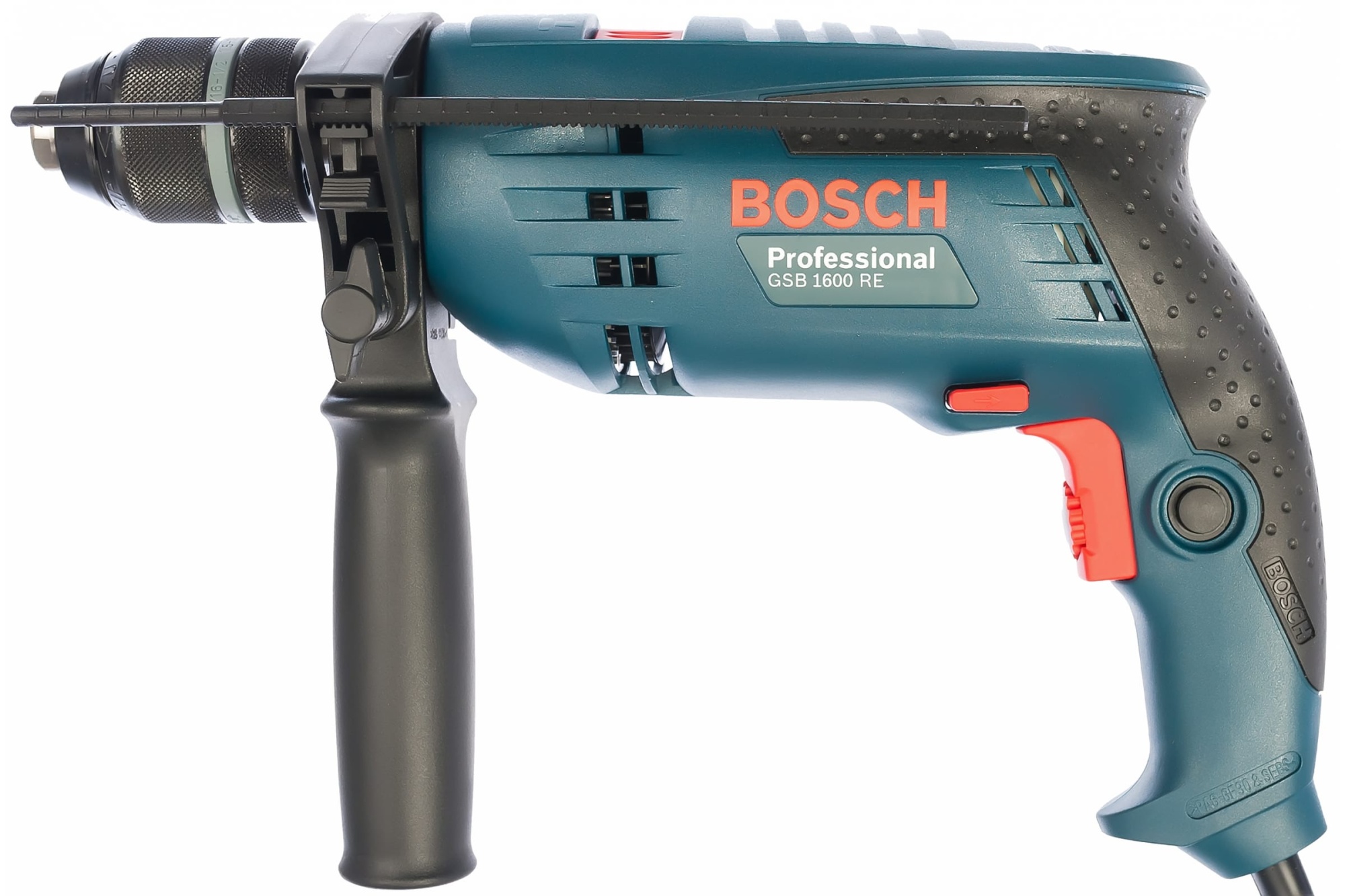 Дрель GSB 1600RE (701Вт, 0-3000об/мин, удар, реверс, патр.б/з 13мм) BOSCH