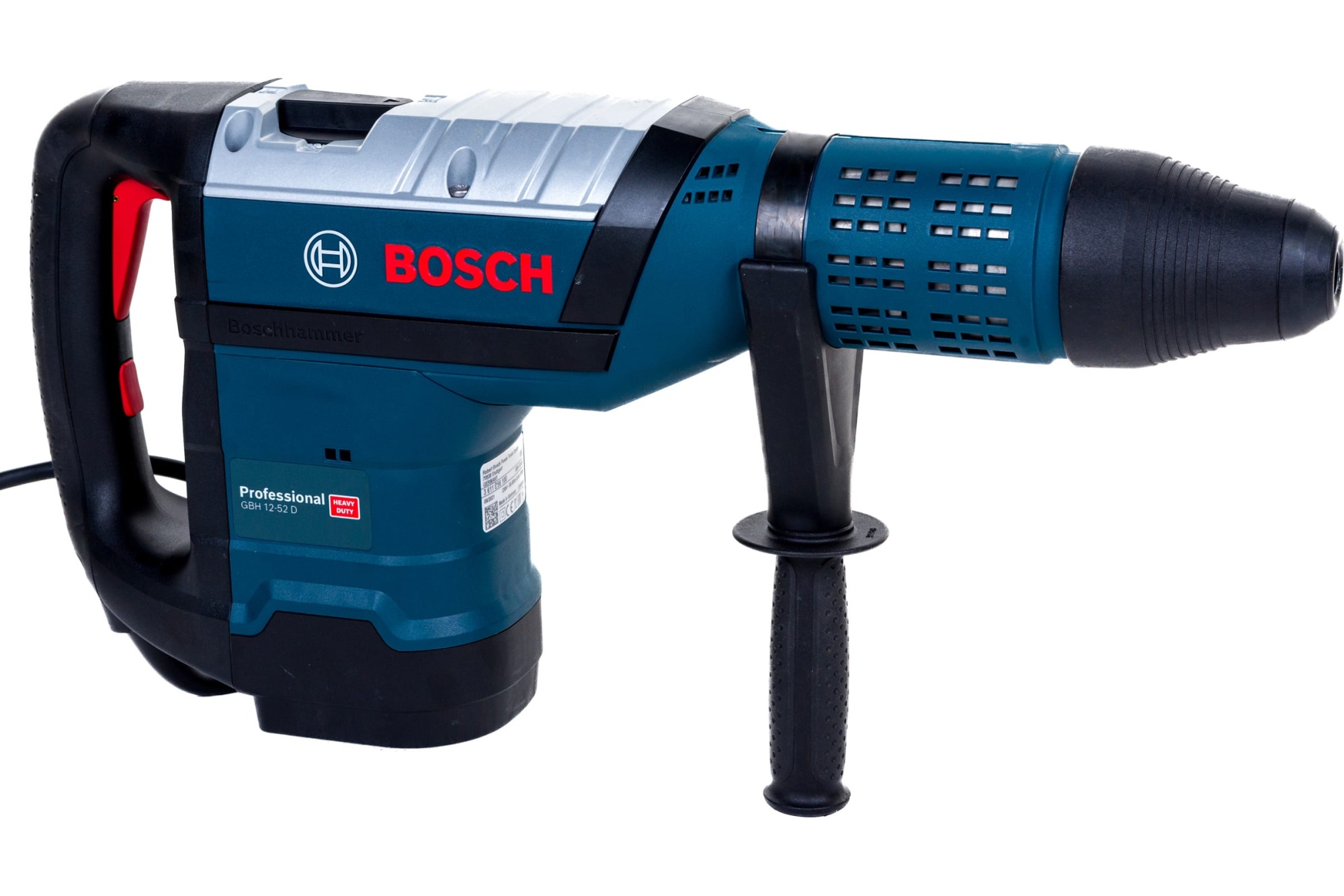 Перфоратор GBH 12-52D (1700Вт, SDS-max, 2реж., 19Дж, бетон 50мм, кейс) BOSCH