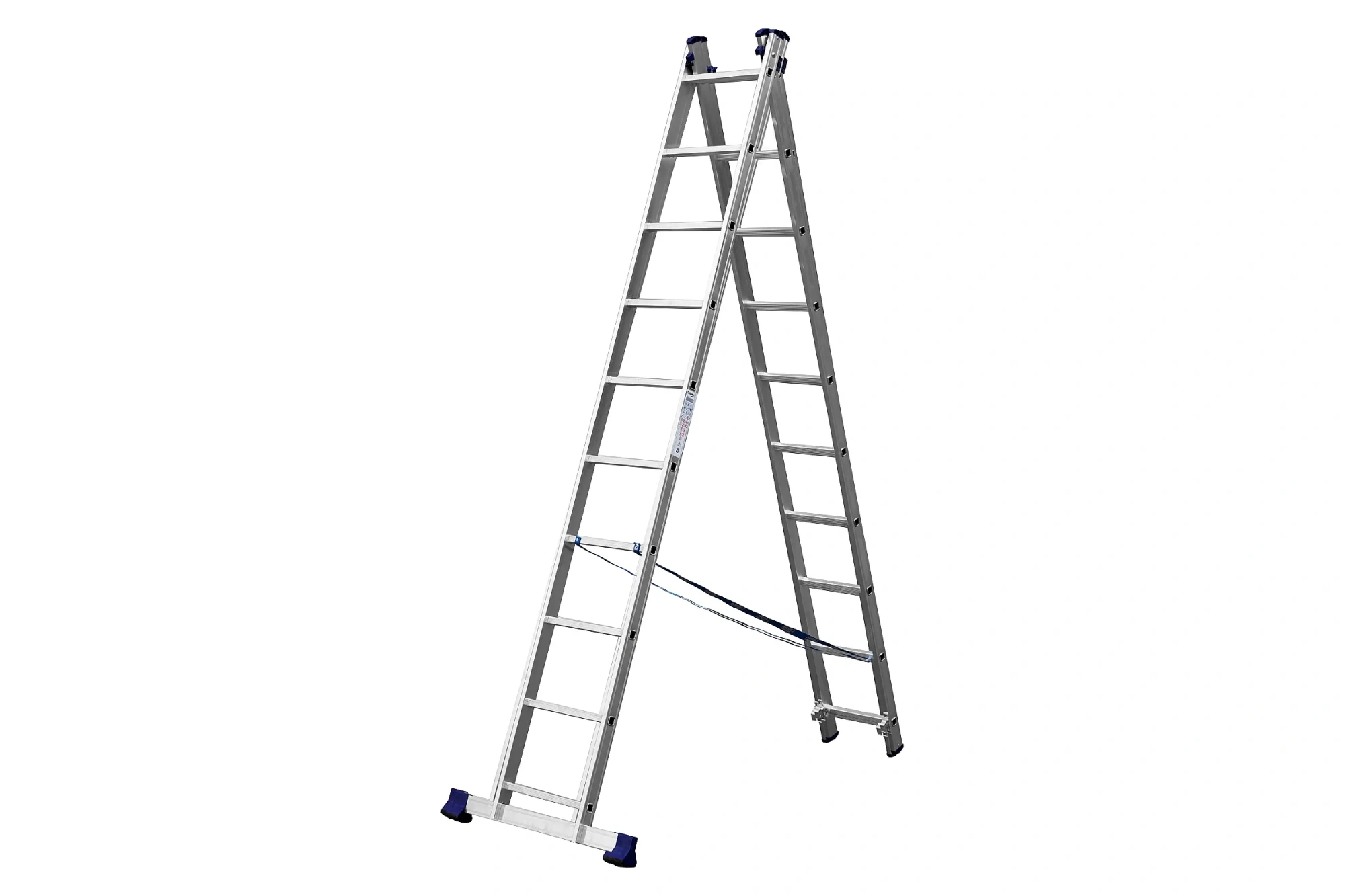 Лестница СИБИН универсальная, двухсекционная, 10 ступеней