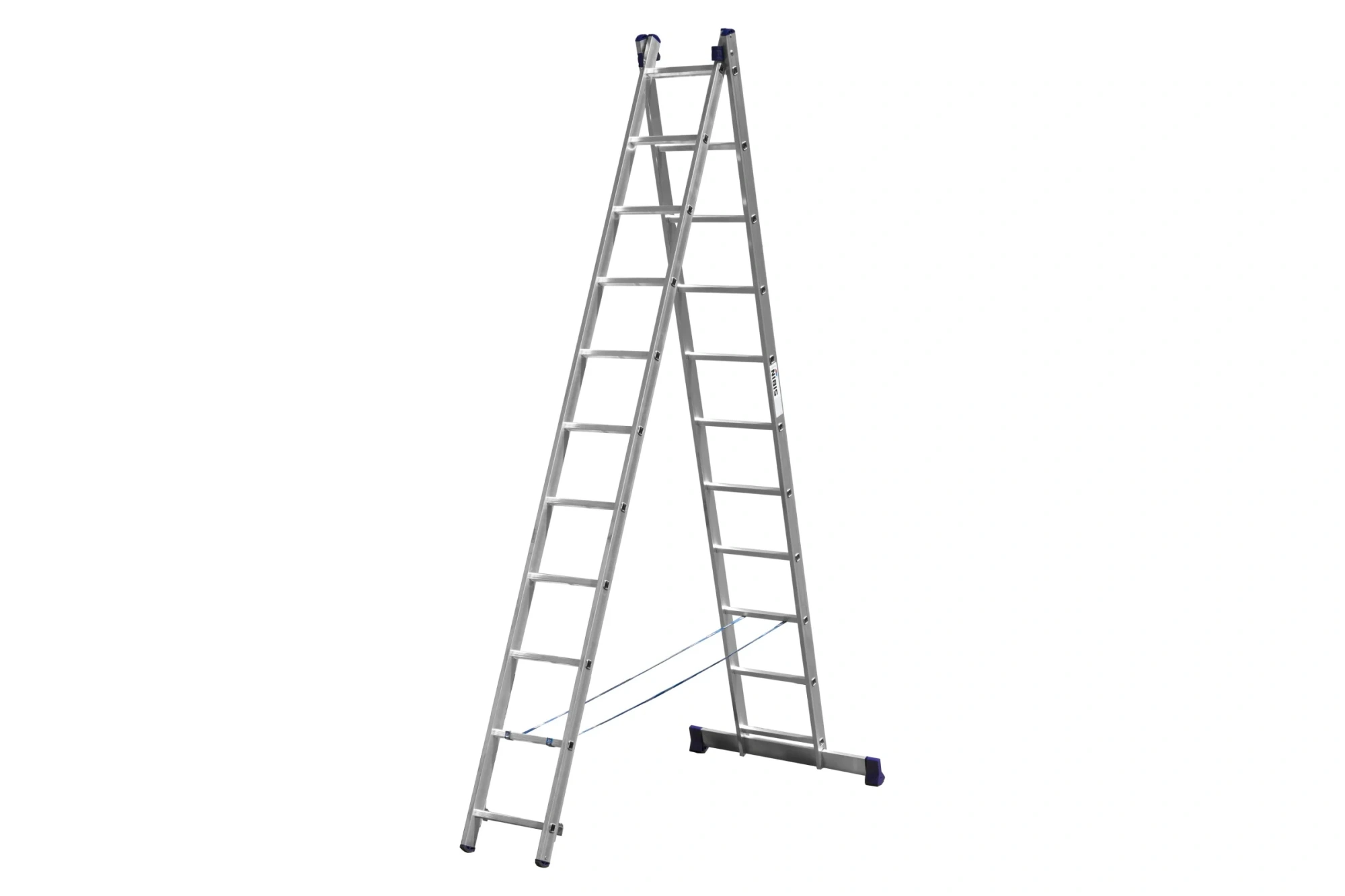 Лестница СИБИН универсальная, двухсекционная, 11 ступеней