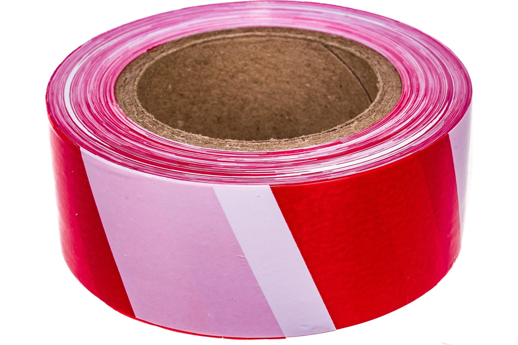 Лента сигнальная СИБРТЕХ 50ммх200м, цвет красно-белый