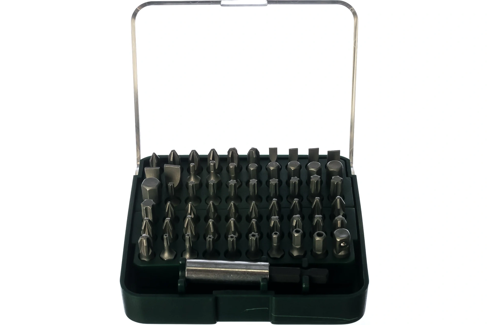 Набор бит KRAFTOOL 61 предм. специальных, в пластиковом боксе, Cr-V