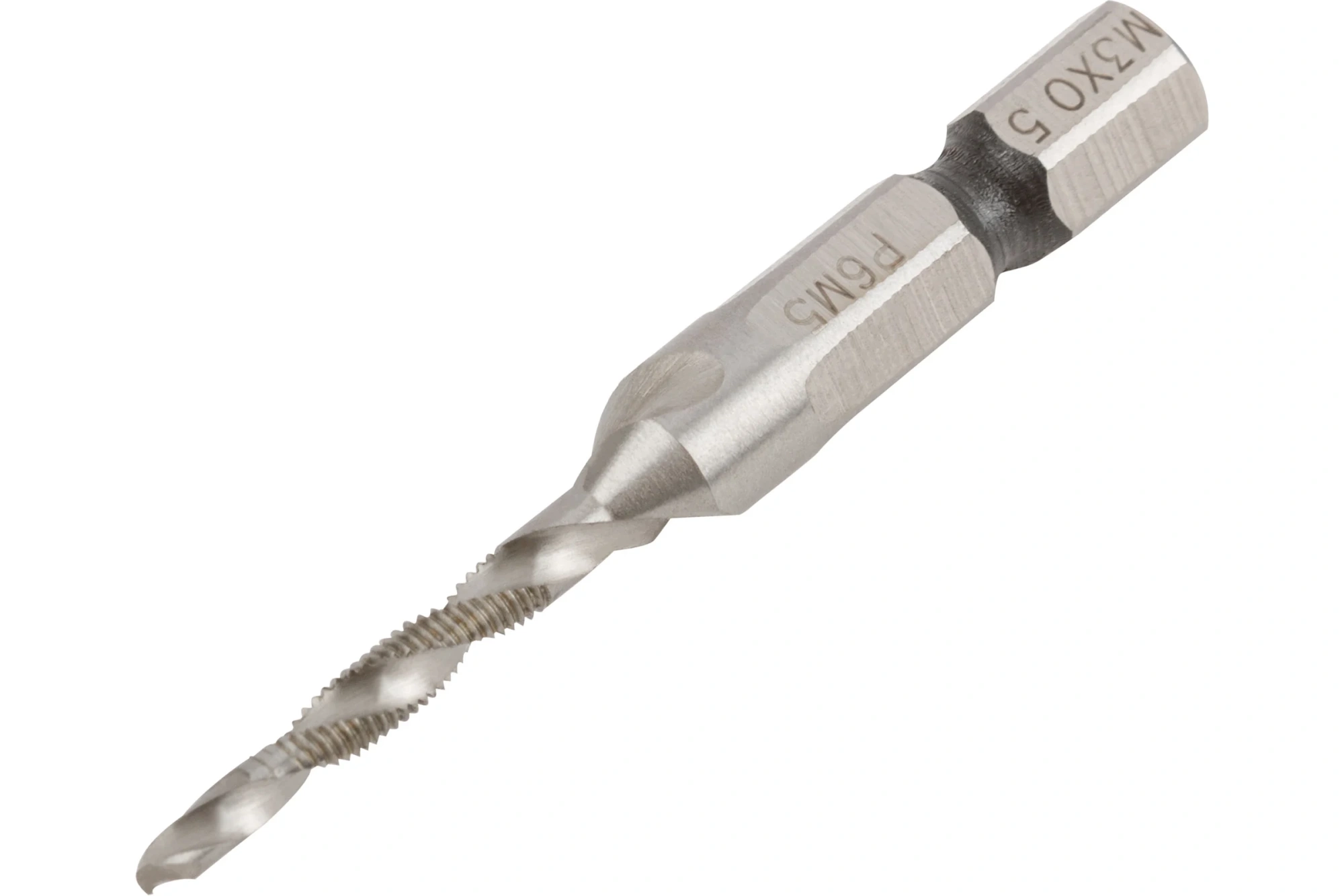 Сверло-метчик комбинированное метрическое М3х0,5мм, 16/54мм, быстрорежущая сталь Р6М5, FIT