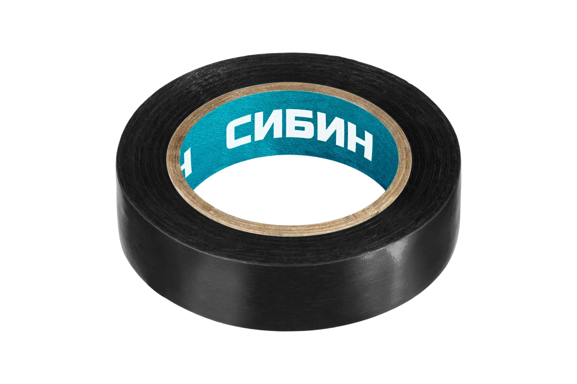 Изолента СИБИН 10мх15мм чёрная, ПВХ