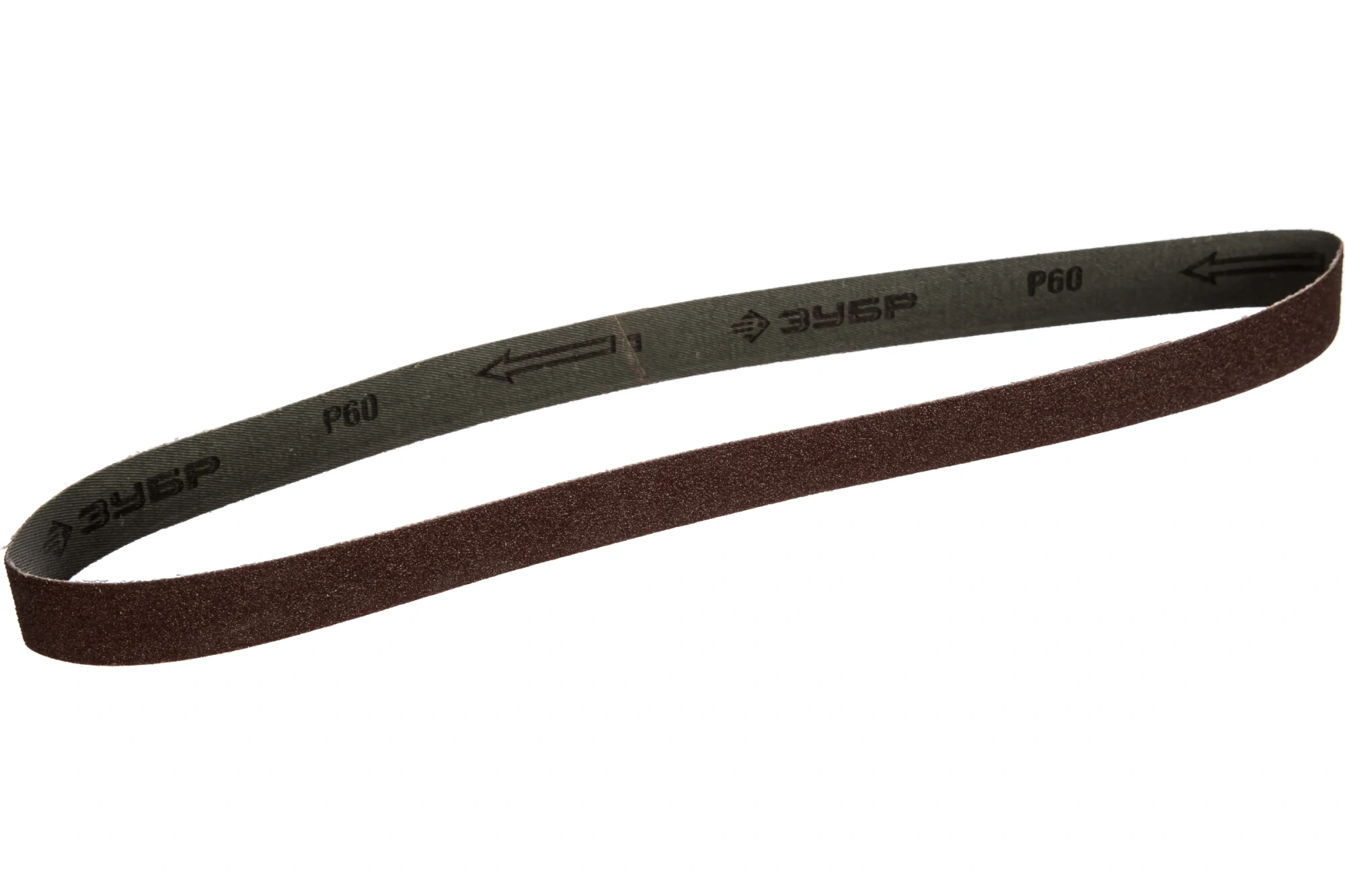 Лента шлифовальная ЗУБР "Мастер" 25х762мм, P60, для станка ЗШС-330 (1шт)