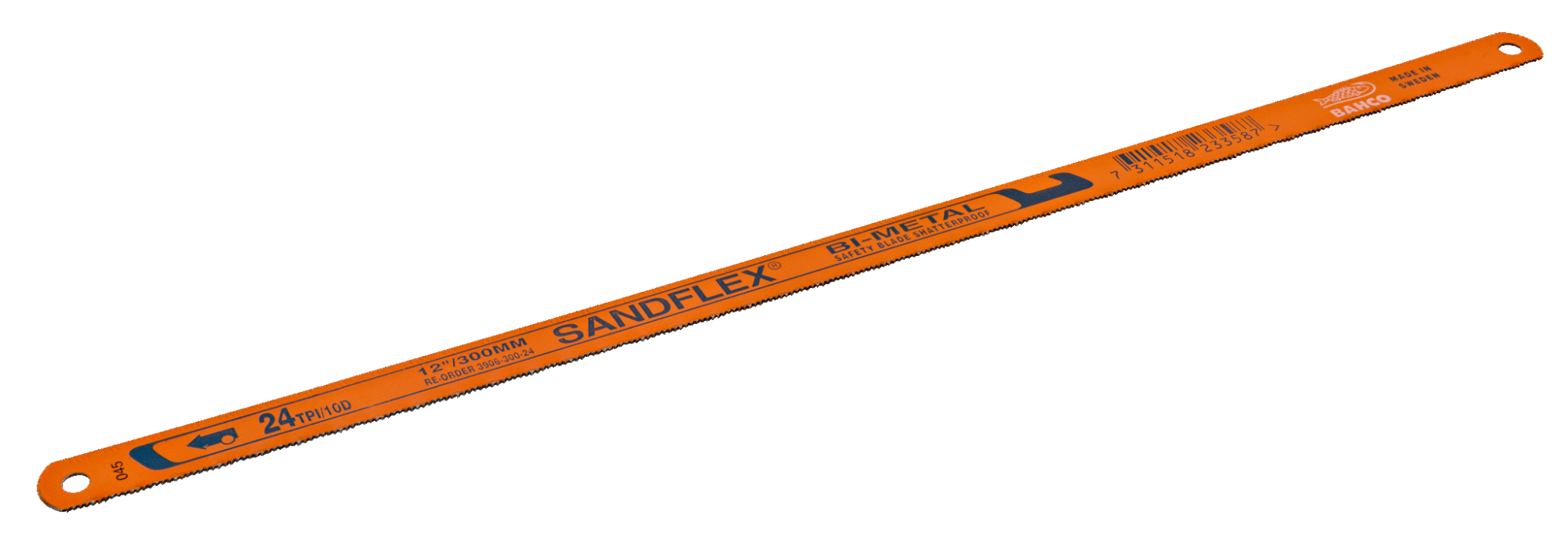 Полотно биметаллическое SANDFLEX 300х13х0,65мм, 24TPI BAHCO