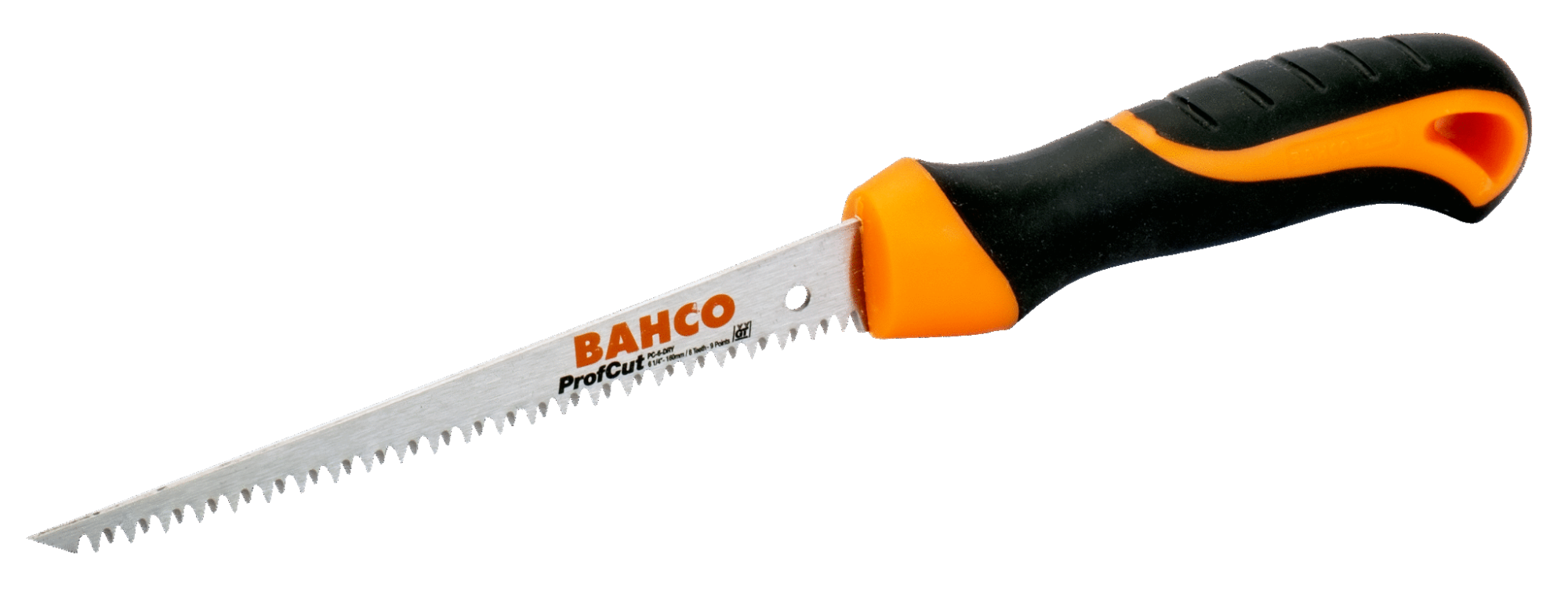 Ножовка выкружная для гипсокартона ProfCut 160мм, 8TPI, с двухкомпонент. рукояткой BAHCO