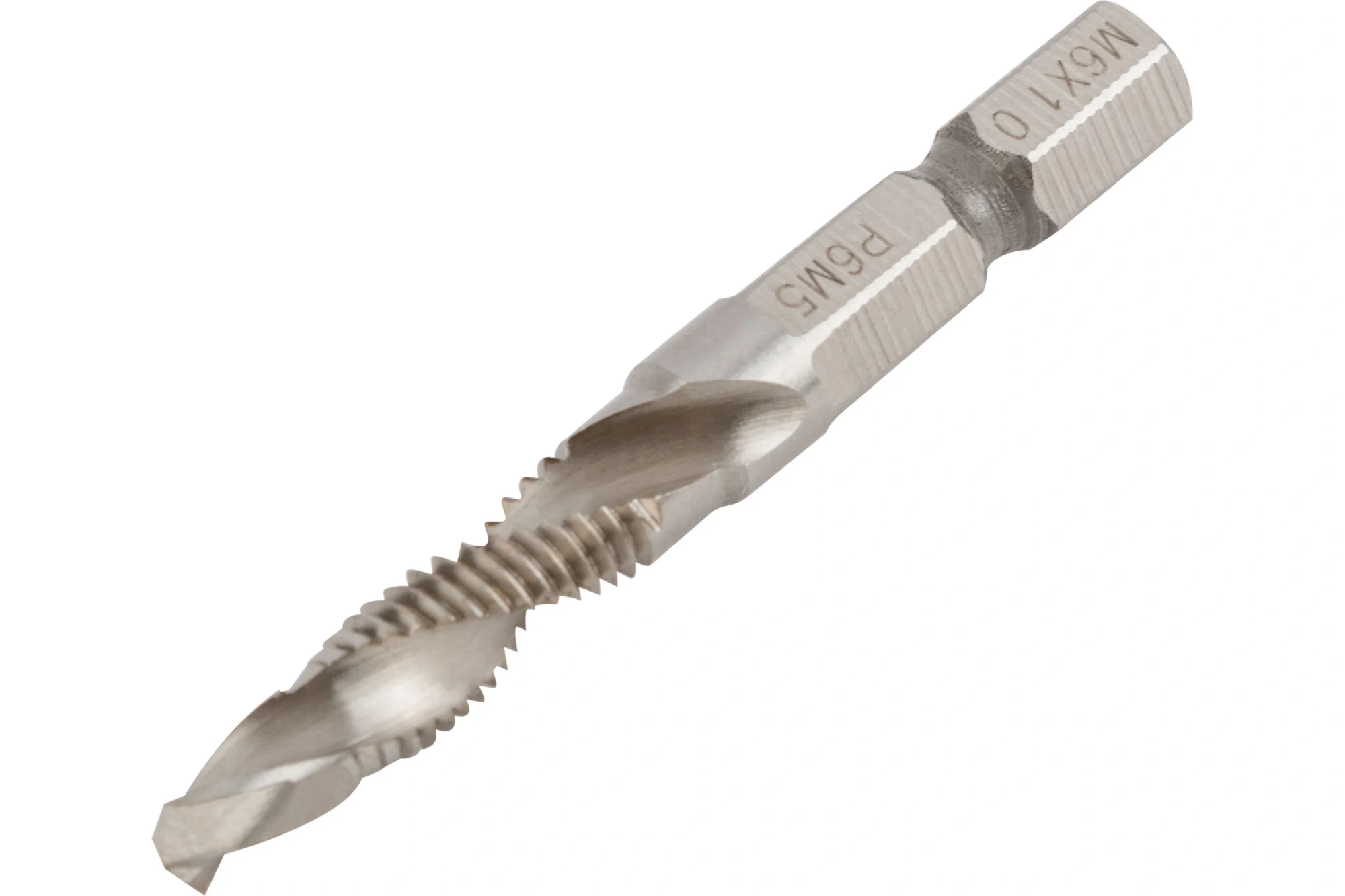 Сверло-метчик комбинированное метрическое М6х1,0мм, 18/56мм, быстрорежущая сталь Р6М5, FIT