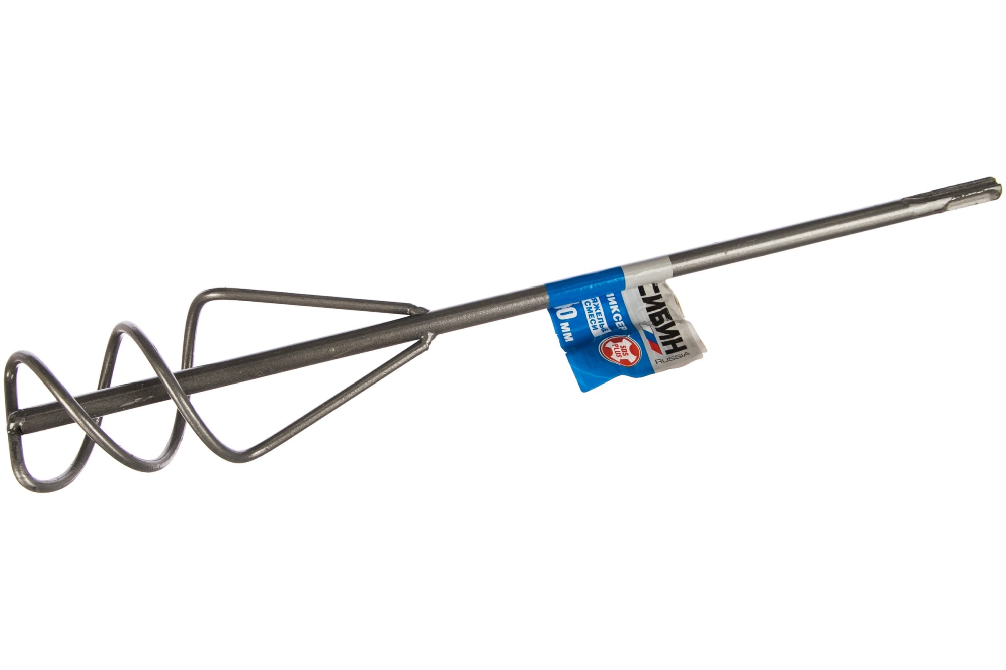 Миксер СИБИН 60х400мм для песчано-гравийных смесей, SDS-plus хвостовик