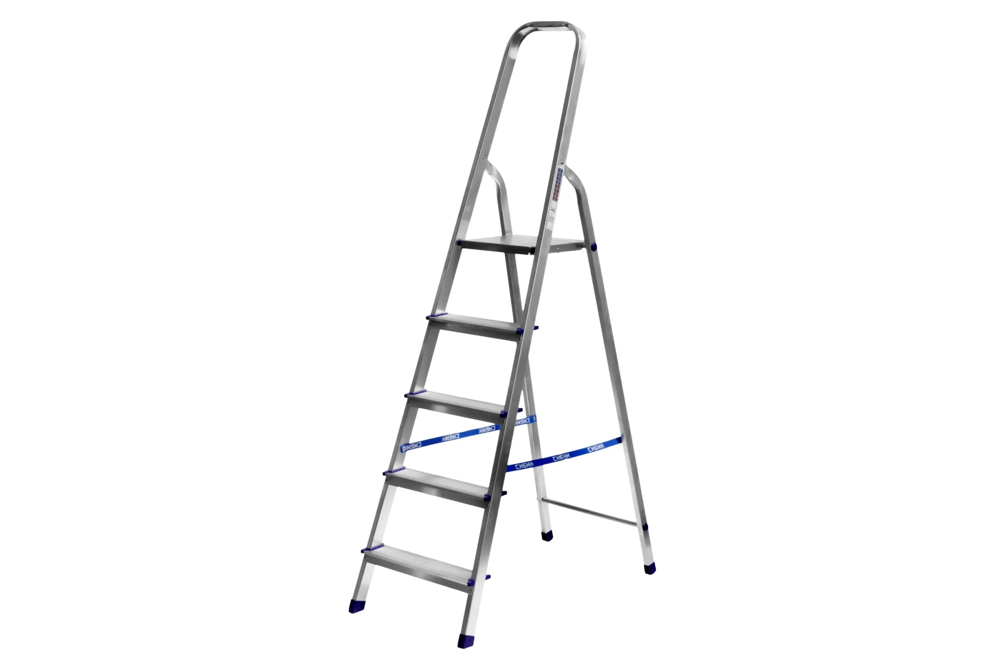 Лестница-стремянка СИБИН алюминиевая, 5 ступеней, 103см